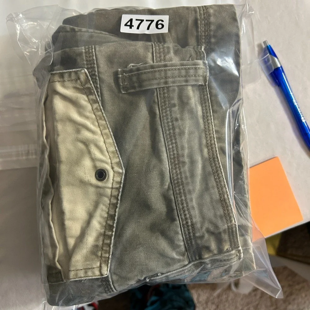 Trailer Double Knee Utility Pants Mens 30x32 Olive Green Heavyweight Outdoor Y2K